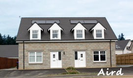 Front view of Aird house