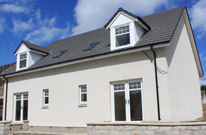Rear view of Aird house